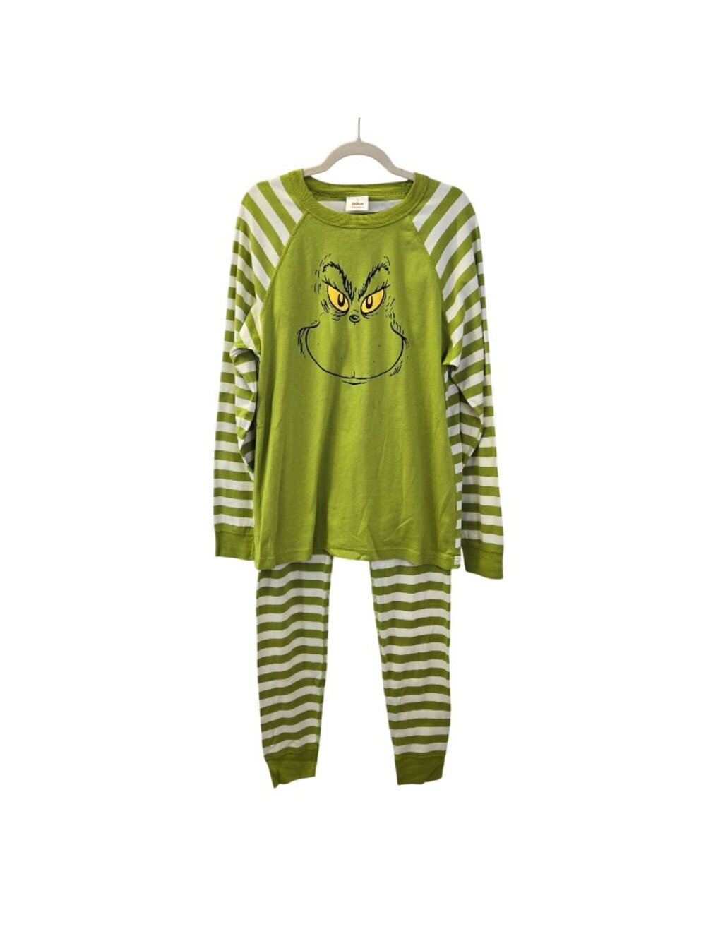 Hanna Andersson Adult Dr. Seuss Grinch Long John Pajama Set Size XL/XXL